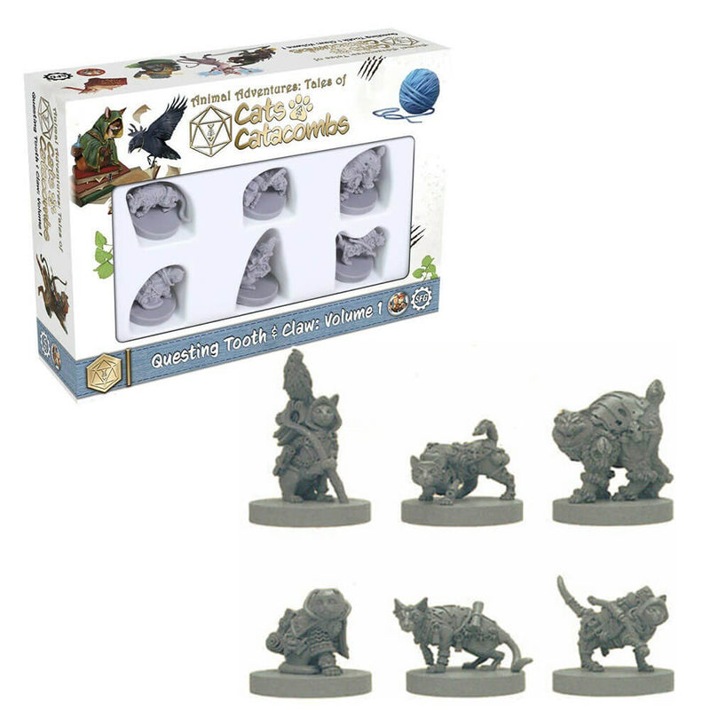 Katte og katakombs Questing Tooth and Claw Minis