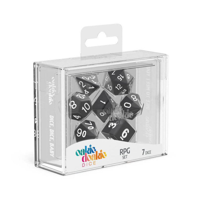 Oakie Doakie RPG Set Solid Dice 7PCS