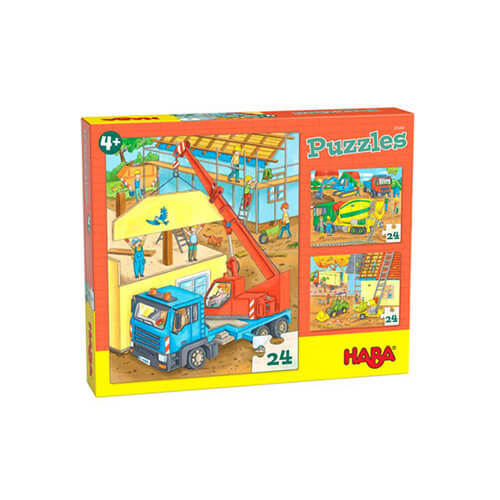 Haba Puzzles with 3 Designs 24pcs