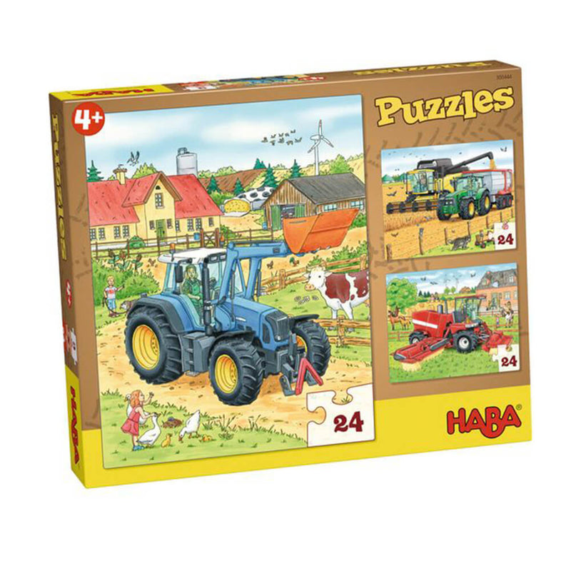 Haba Puzzles mit 3 Motiven 24tlg