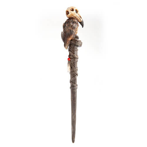 Skeleton Crow Wand