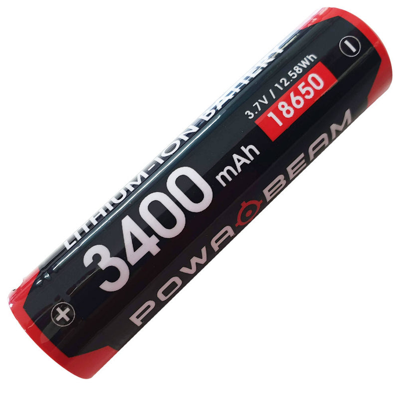 Powa Beam 18650 USB Genopladeligt fakkelbatteri