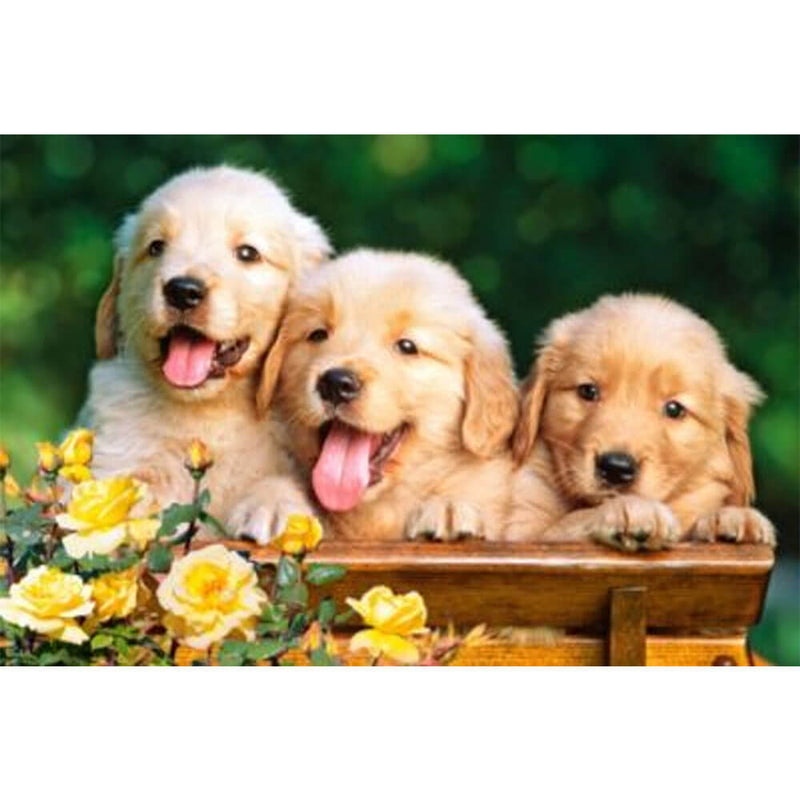 Castorland Hugging Puppies Jigsaw Puzzle 108pcs