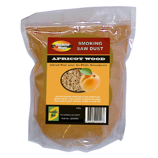 Outdoor Magic 500g Apricot Smoking Sawdust