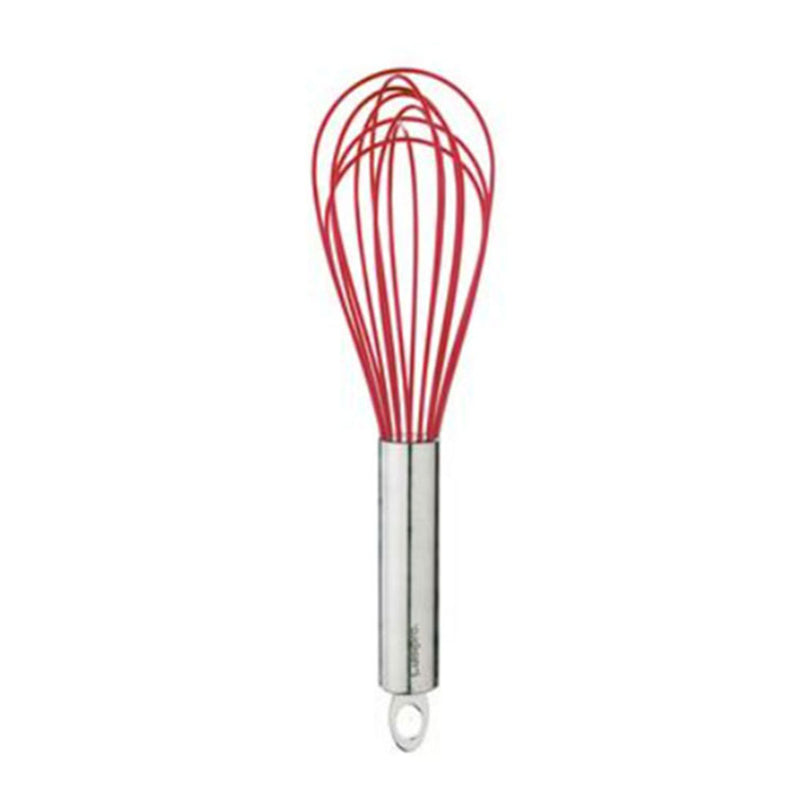 Køkken silikone ballon whisk (rød)