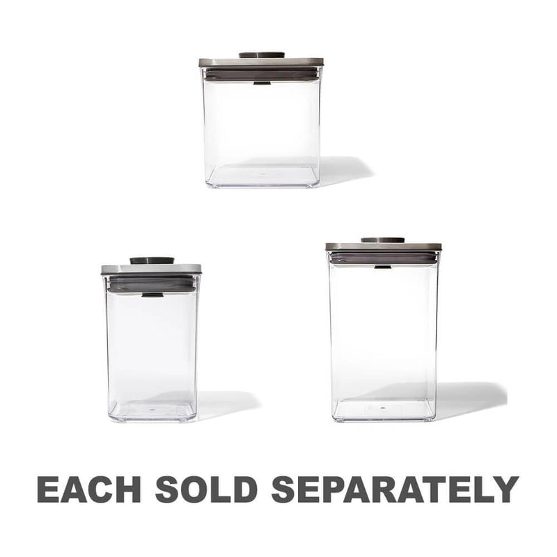 OXO Good Grips POP 2.0 Steel Square Container