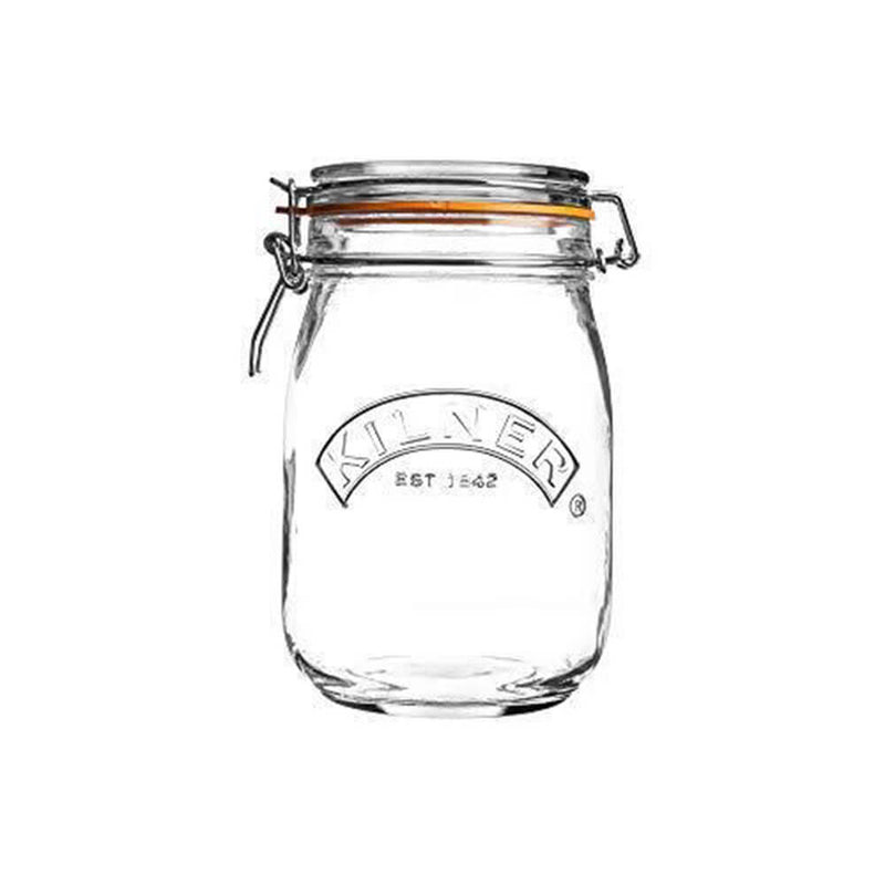  Kilner Clip Top Rundes Glas (klar)