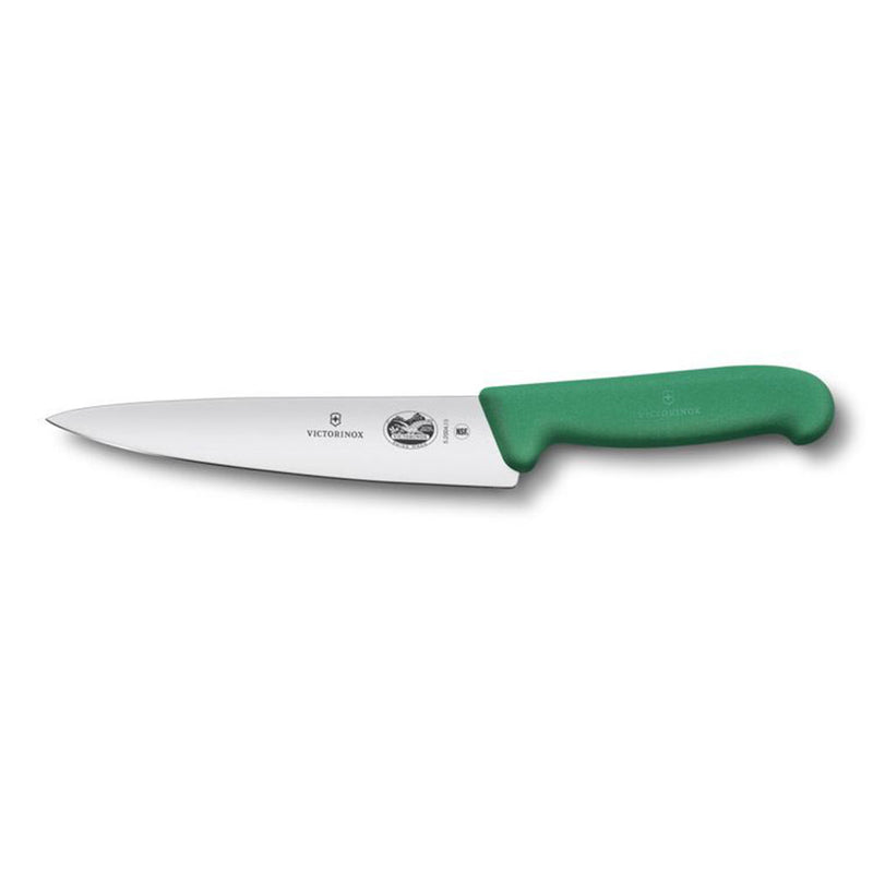 Victorinox Cooks Tranchiermesser mit Fibrox-Griff (grün)