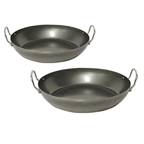 Pyrolux Blue Steel Paella Pan