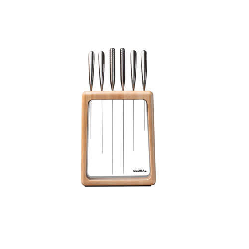 Global Knives Hashira Knife Block Set (7pcs)