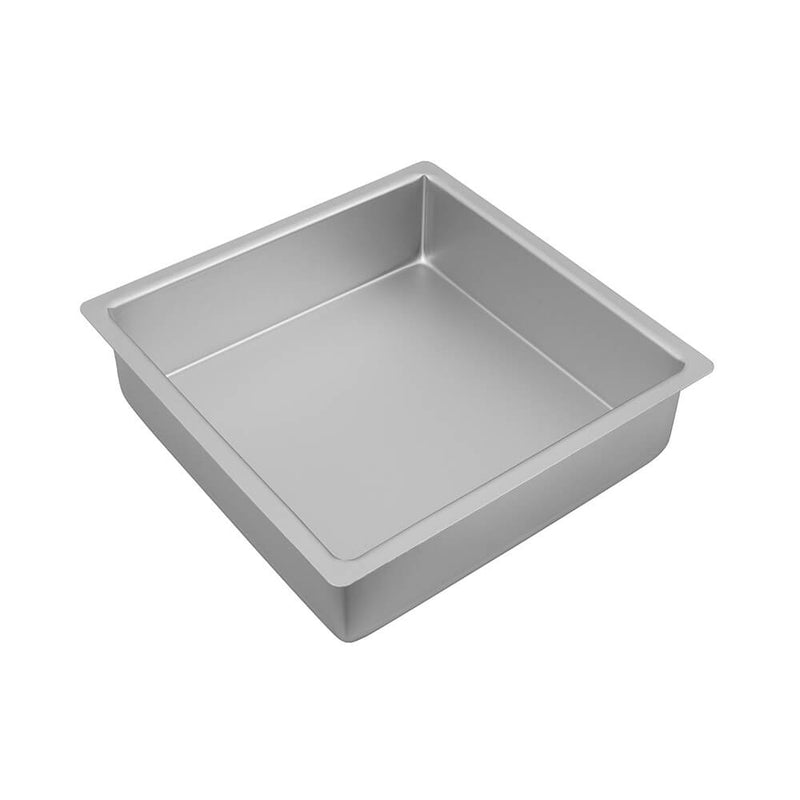  Bakemaster Quadratische Kuchenform (Silber eloxiert)