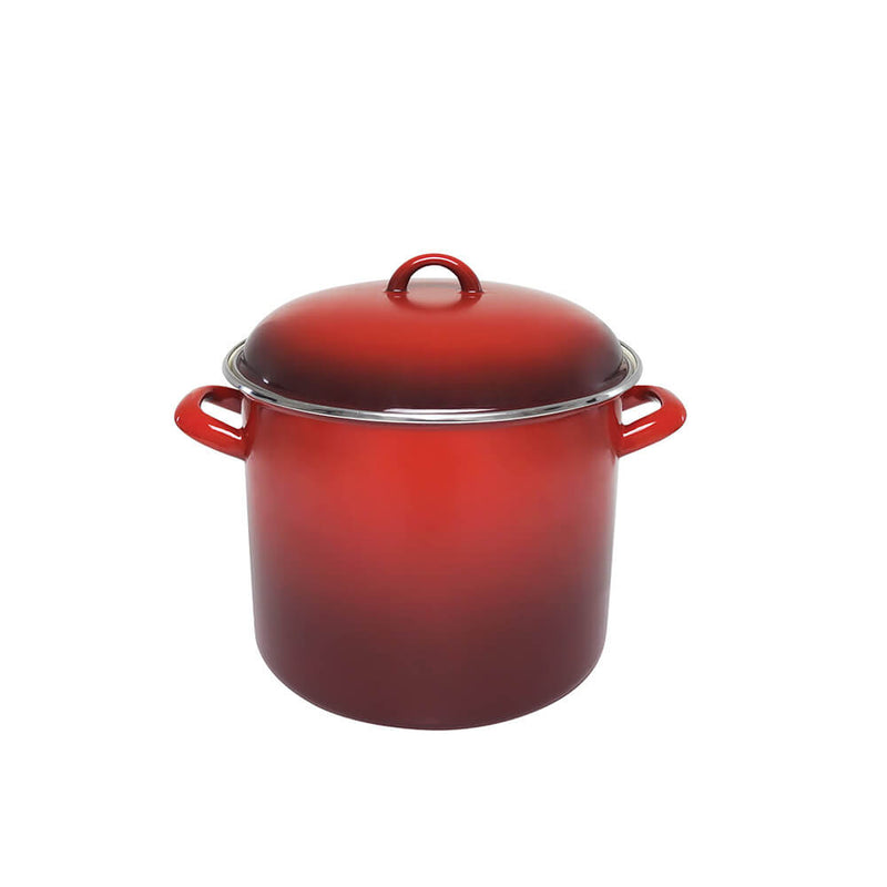 Chasseur Emalje Stock Pot (rød)