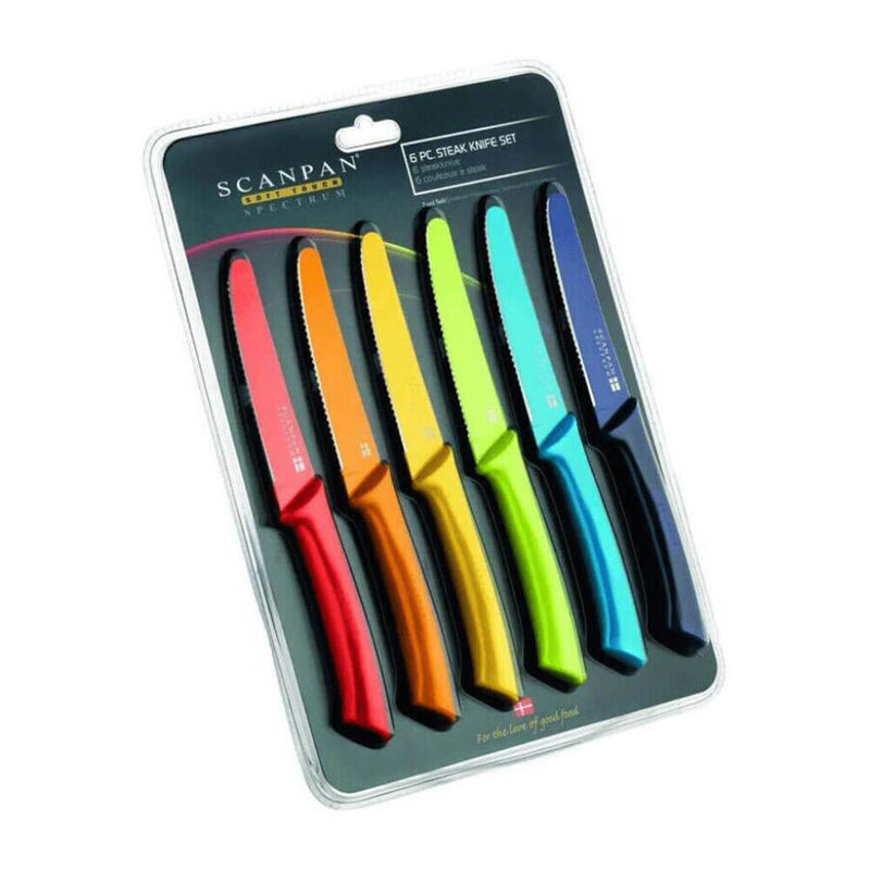 Scanpan Spectrum Steak Knife Set (6PCS)