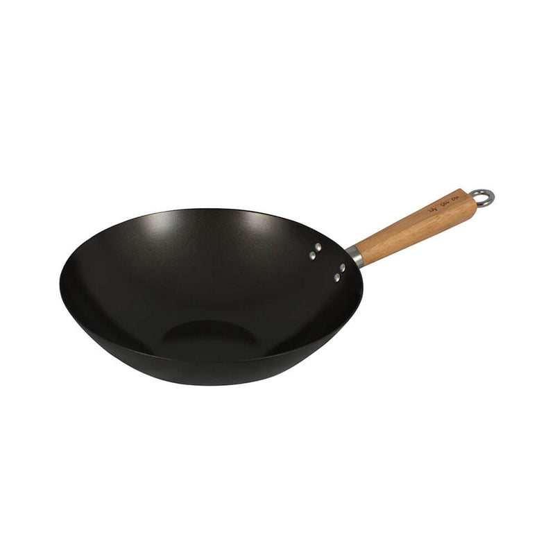 Avanti non-stick wok med carbon bambushåndtag