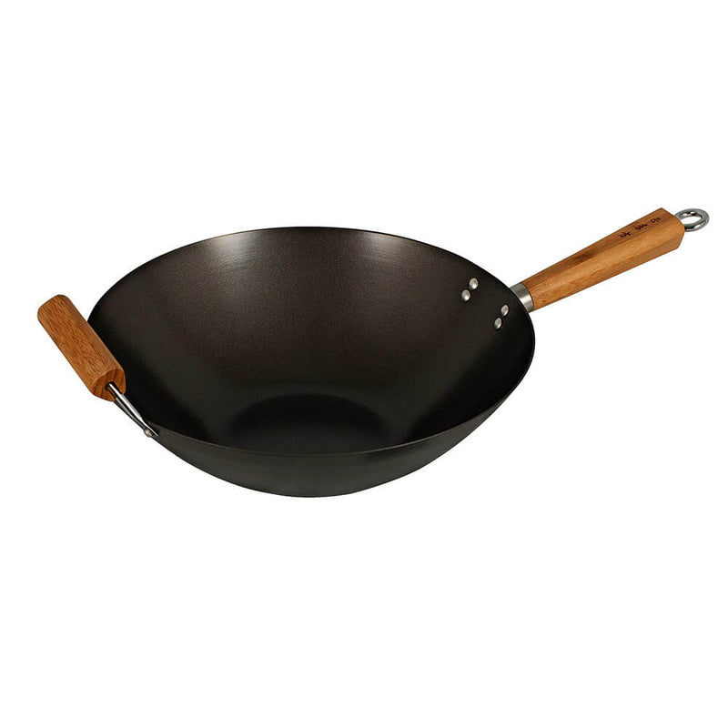 Avanti non-stick wok med carbon bambushåndtag