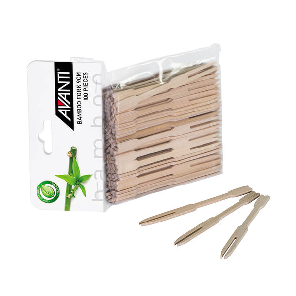 Avanti Bamboo Fork 100pcs/Pack (9cm)