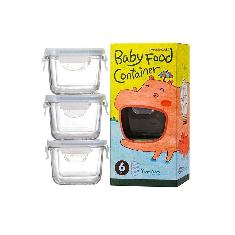 Glasslock Baby Food Container Set (3pcs)