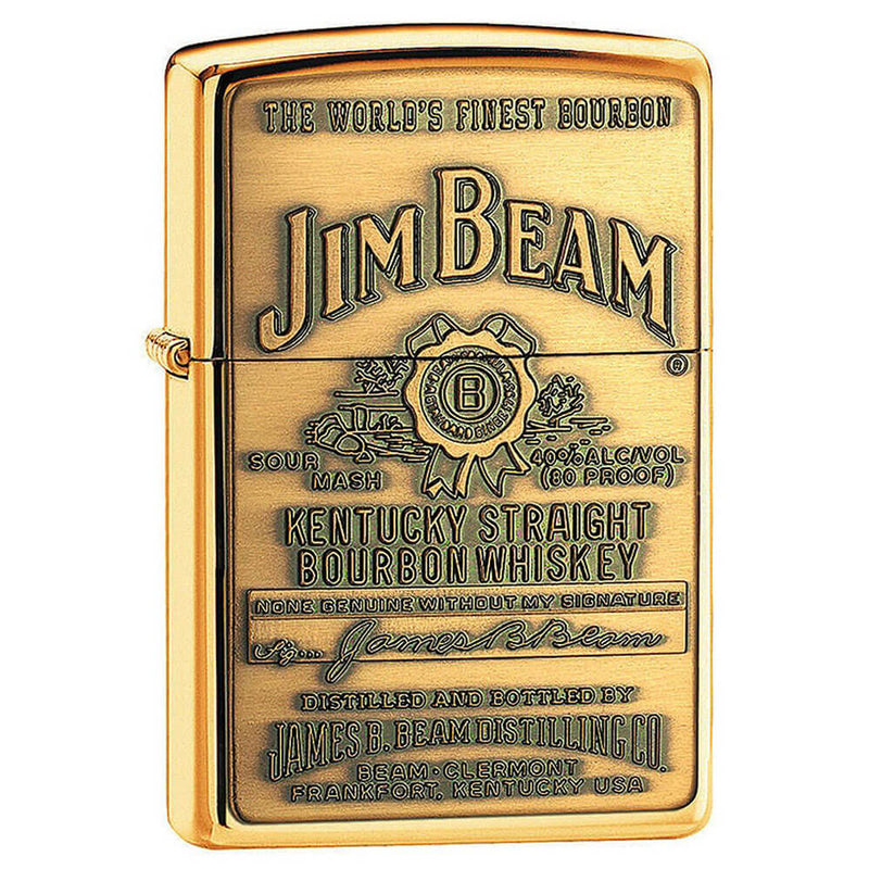 Jim Beam Full Label Chip High Polsk Lighther