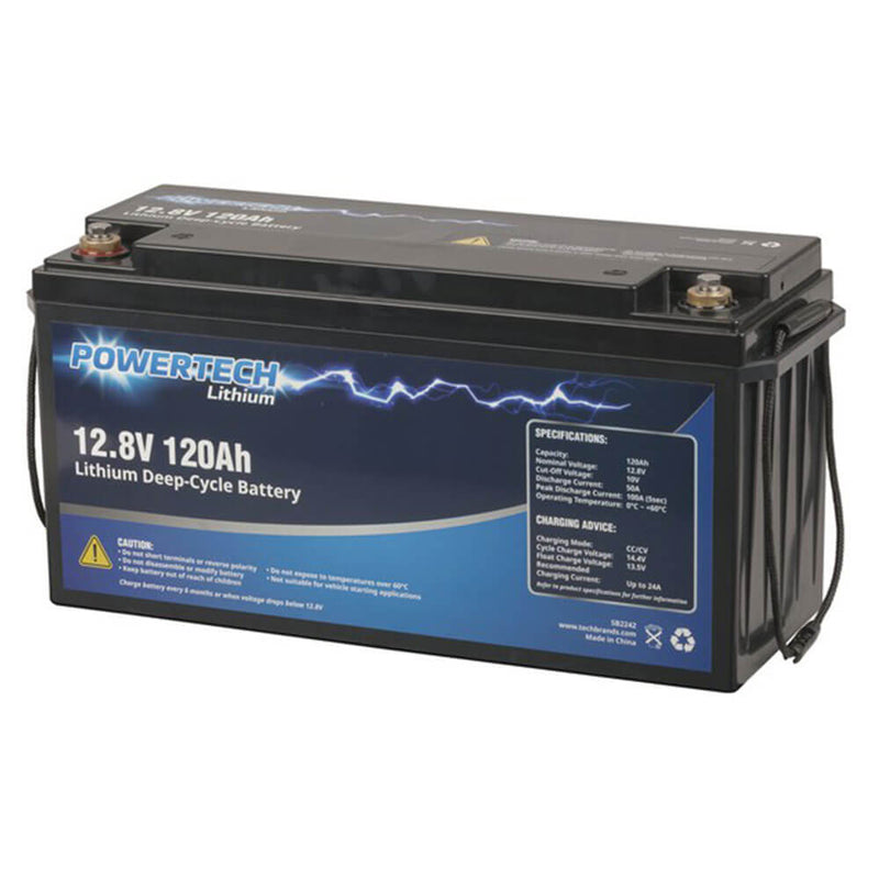 Powertech Deep Cycle Akku (12,8 V LiFePO4)