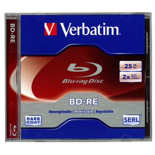 Verbatim Blu-Ray Disc with Case (25GB)