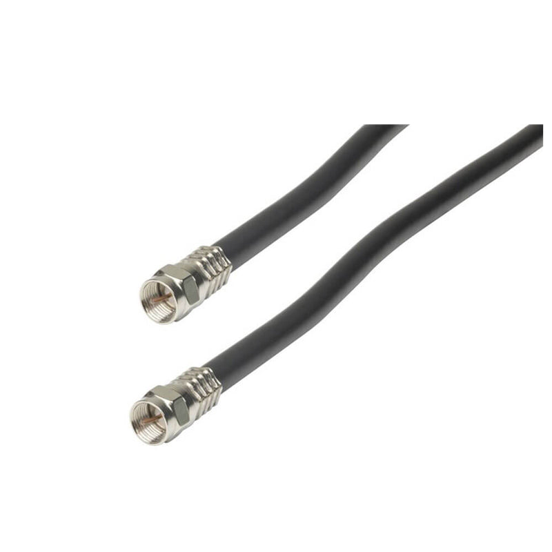 Hochwertiges RG6 Quad Shield-Kabel (Schwarz)