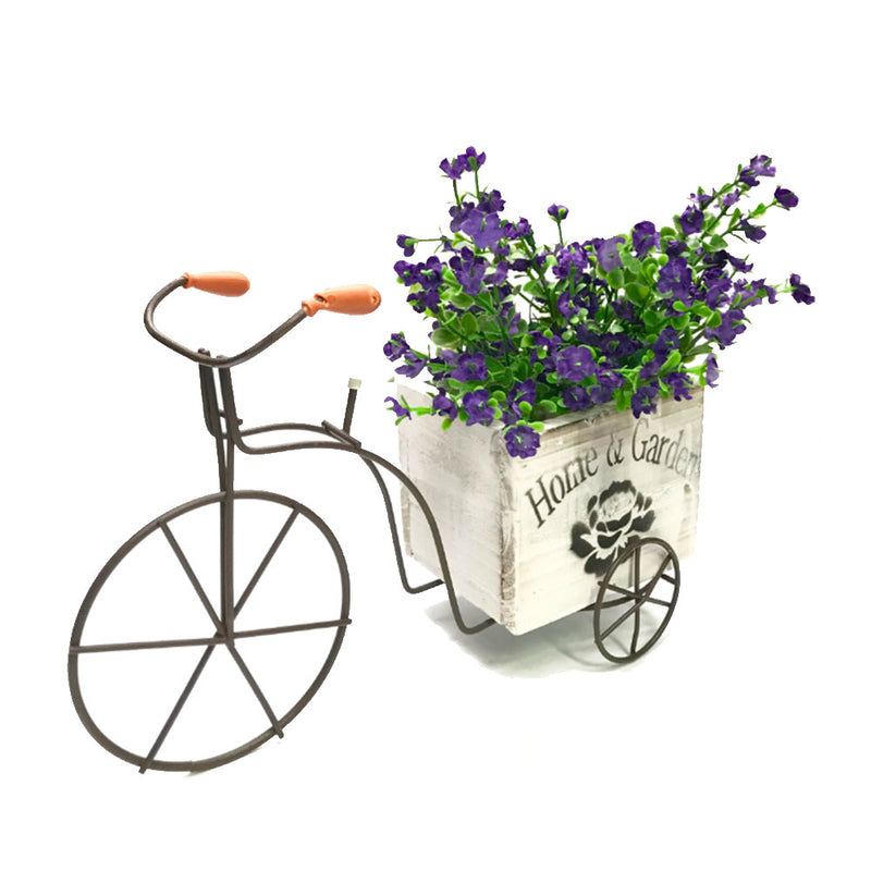 Hjem og have 3-hjulet cykel m/ blomsterboksindretning