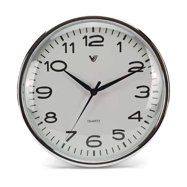 Convex Shiny-Trim Wall Clock