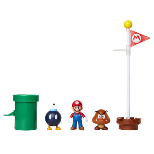 World of Nintendo 2.5" Acorn Plains Diorama Set Fig (5 Fig)