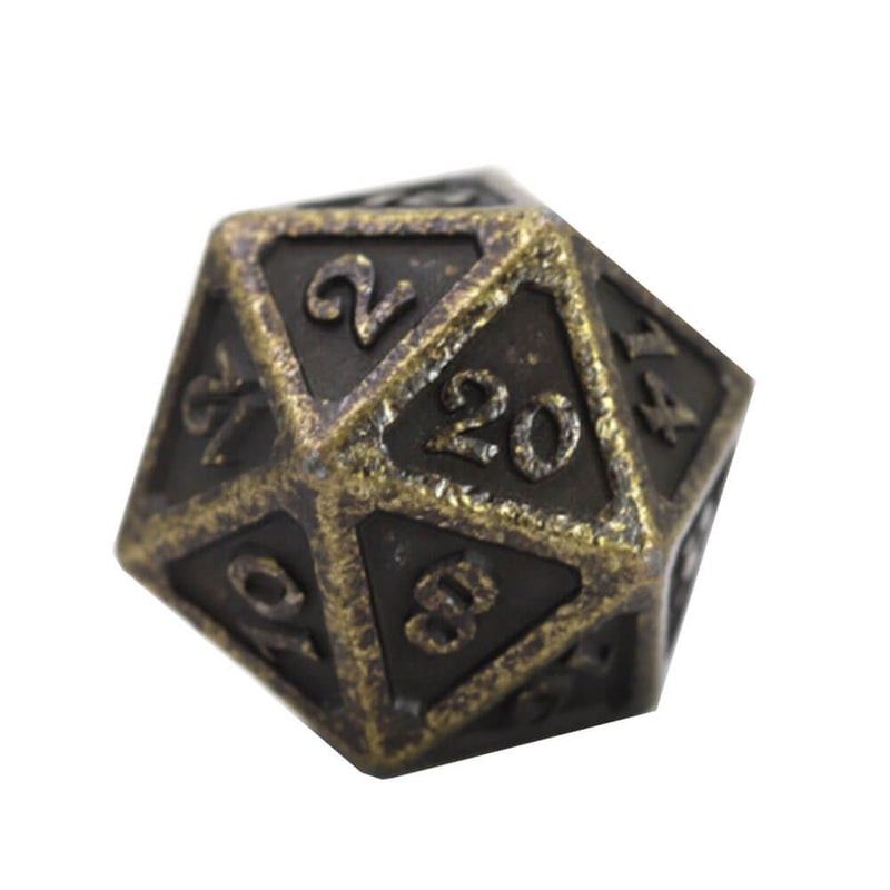 D20 Würfel Metal Mythica (Einzel)