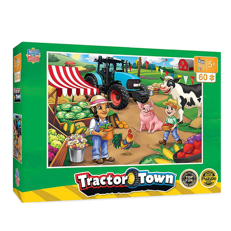 MP Traktor Town Puzzle (60 stk)