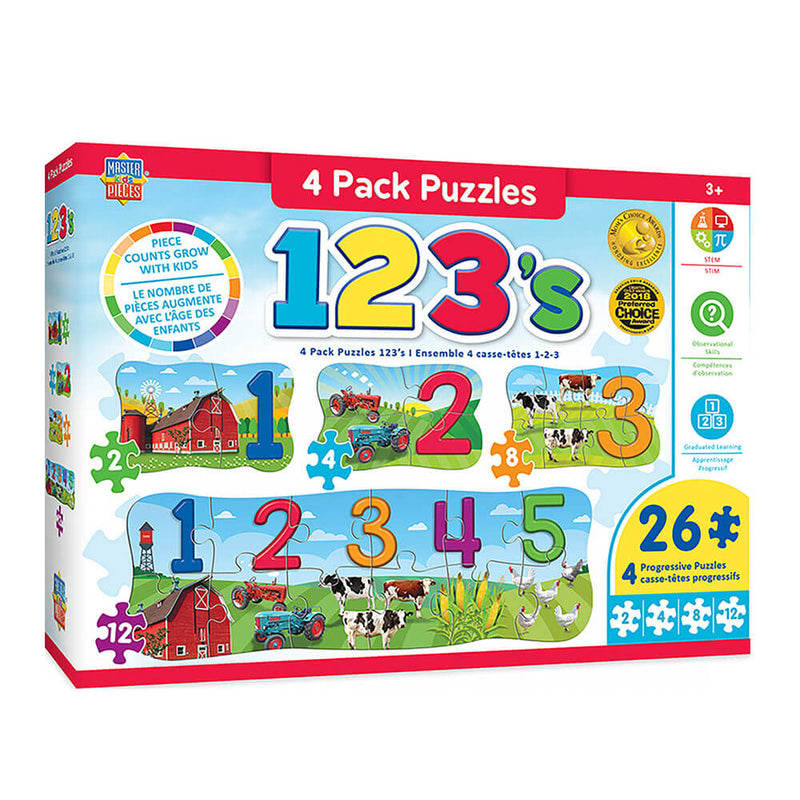 Meisterwerke Lernpuzzle (4er-Pack)