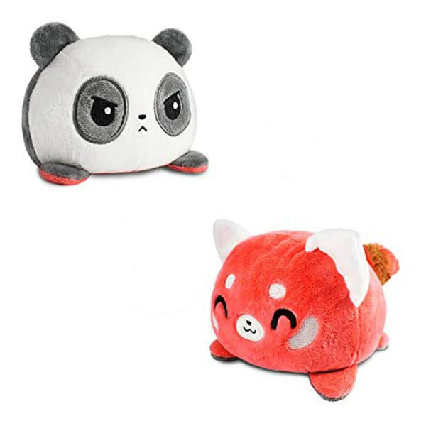 Reversible Panda Plushie (Black/Red)