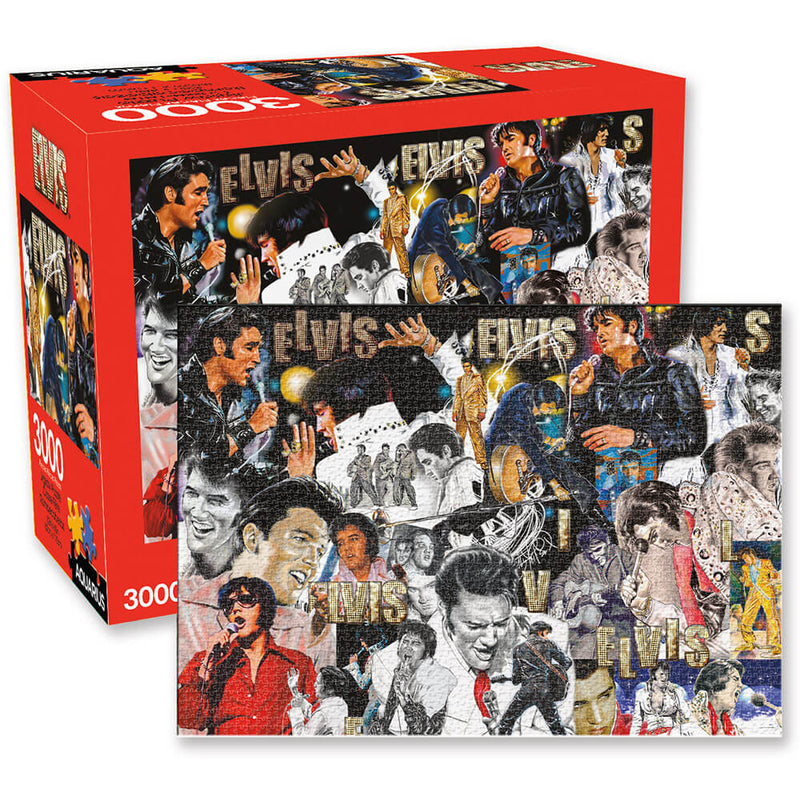 Aquarius Elvis Collage Puzzle 3000pc