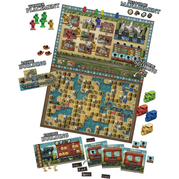 Pacific Rails Inc. Board Game