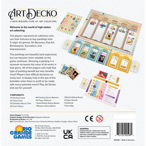 Art Decko Deck Building Game