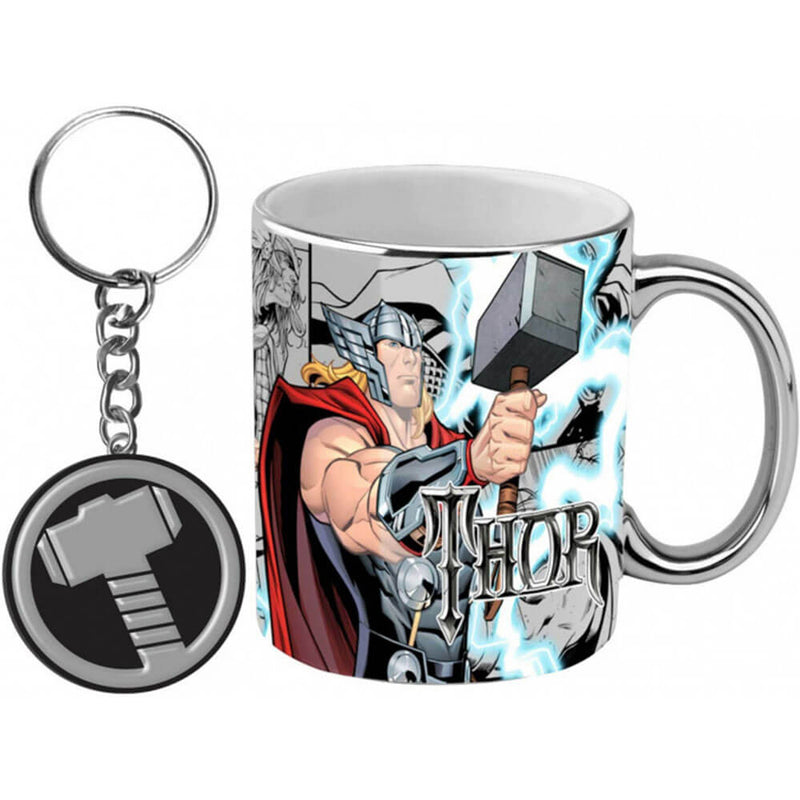 Marvel kaffekrus og nøgleringspakke