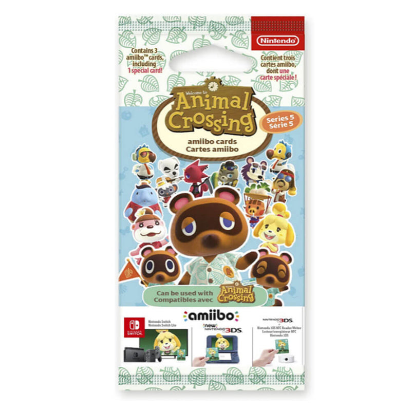 Amiibo Animal Crossing Cards Series 5 (1pc tilfældig stil)