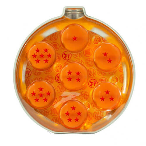 Dragonball Z 7 Dragon Balls in Dragon Radar Replica Box