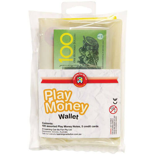 Learning Can Be Fun Play Australian Money Wallet Set