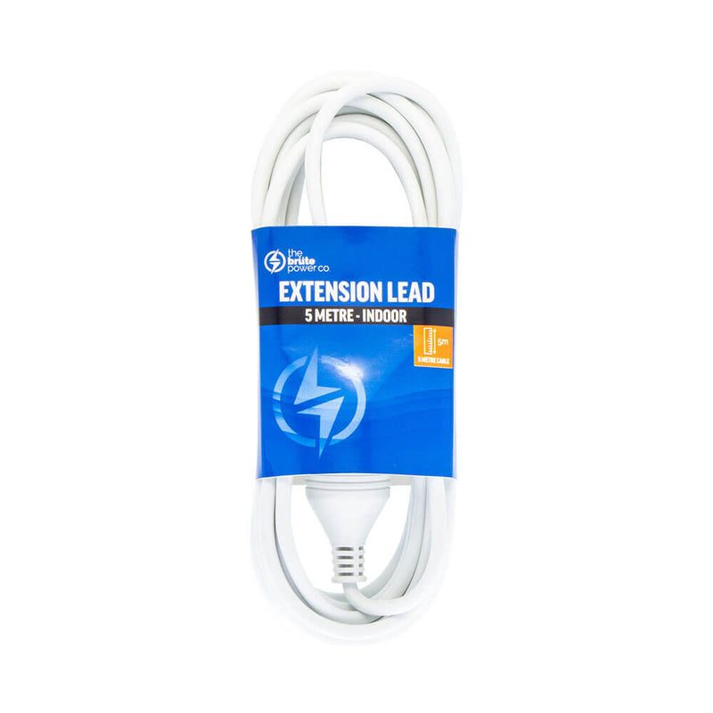 Brute Power Co. Extension Lead (White)
