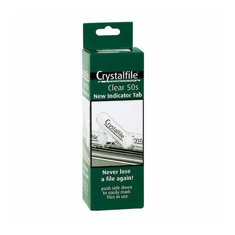 CrystalFile Index -faner Clear 50Pk