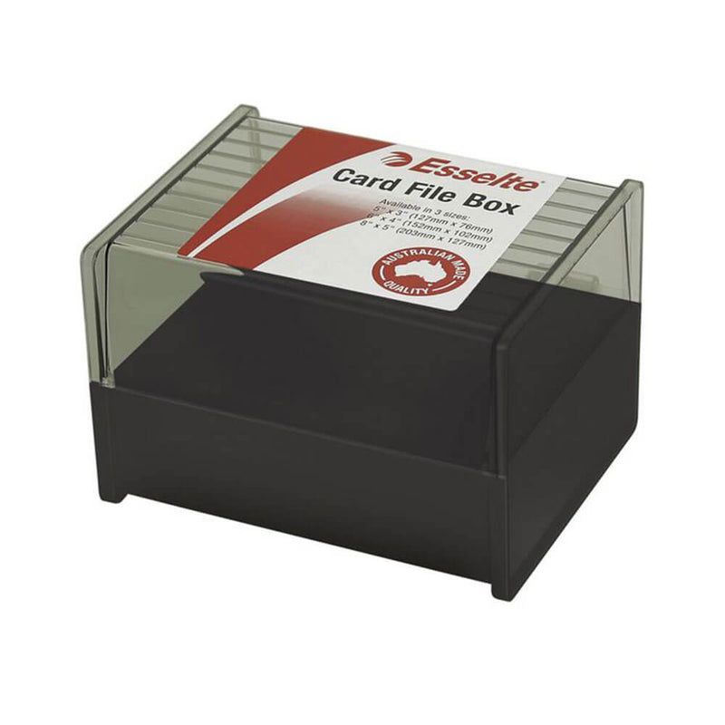 Esselte SWS System Card Box (sort)