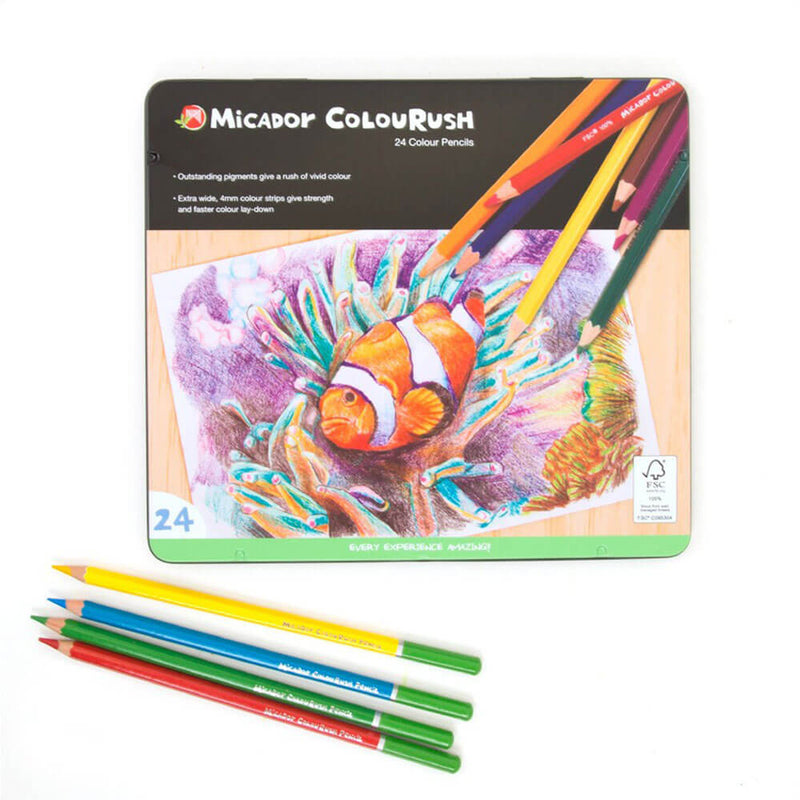 Micador Colourush Colored Pencil Assortered