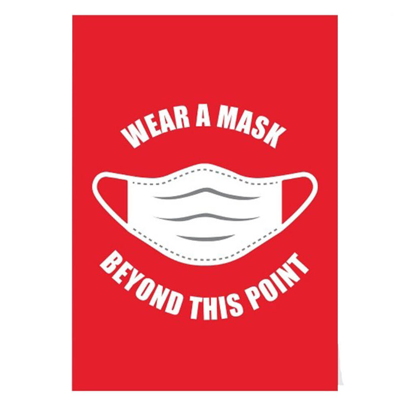 Avery Mask Required Beyond This Point Label A4 (5pk)