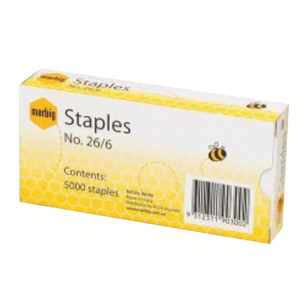 Marbig Staples Refill 5000/Box (nr. 26/6)