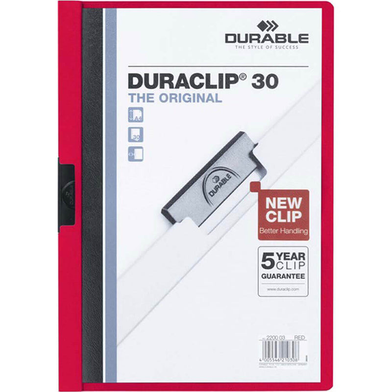 Holdbar DuraClip 30 ark klemme flad fil (A4)