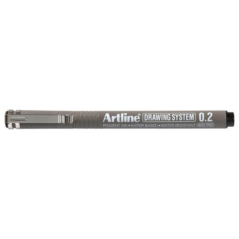  Artline Drawing System Pen 12 Stück (Schwarz)