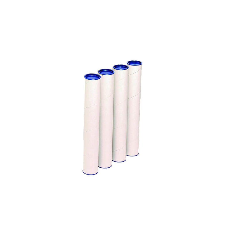 Marbig Mailing Tube 4PK (White)