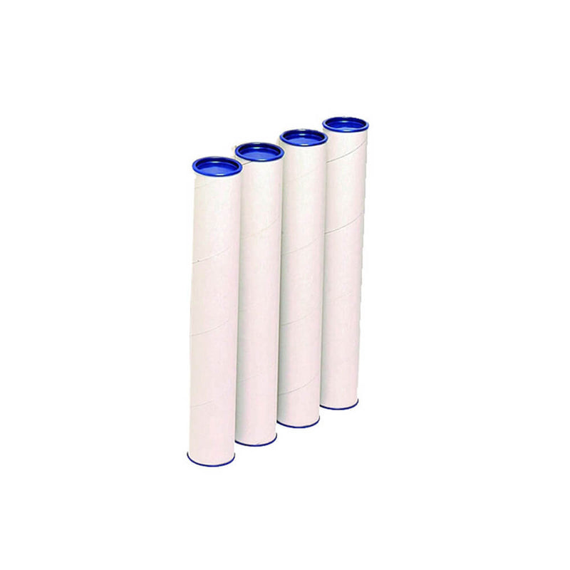 Marbig Mailing Tube 4PK (White)