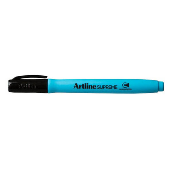 Artline Supreme Chisel Tip Highlighter Blue (Box of 12)